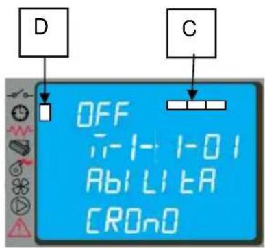 Cola Domusfire HR C39 - Menu 01 - Set crono - 3