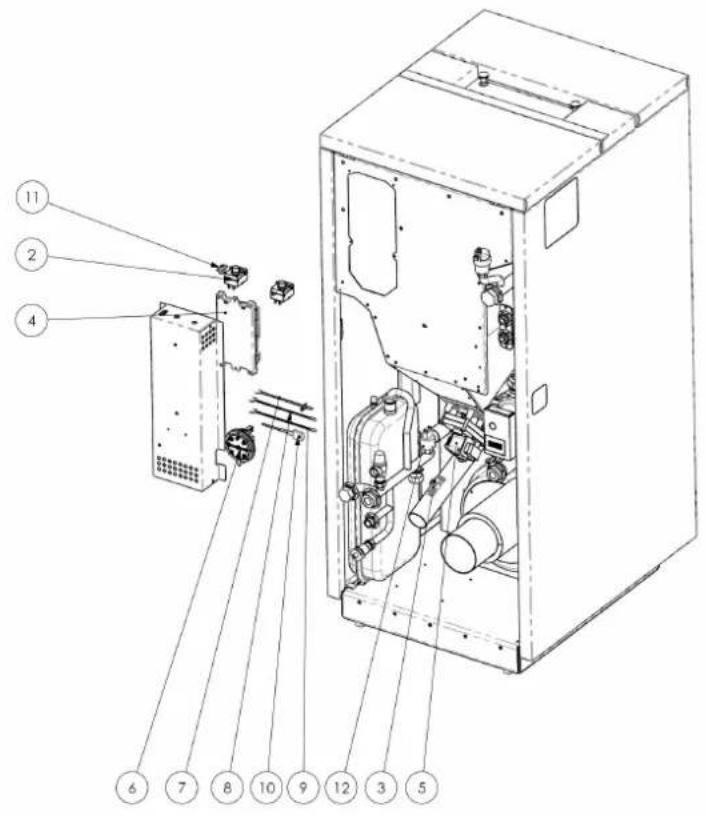 Cola Domusfire HR C39 - Componente elettrici - 1