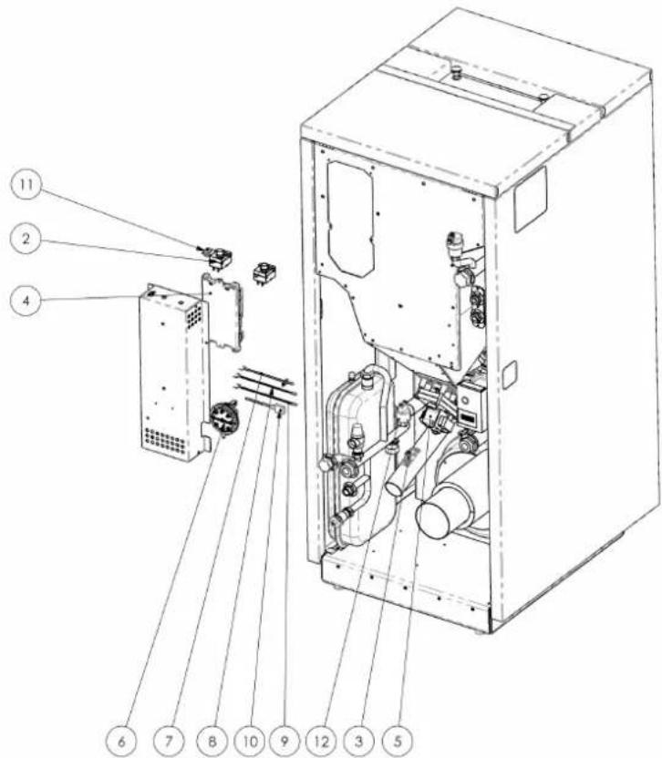 Cola Domusfire HR C39 - Electrical components - 1