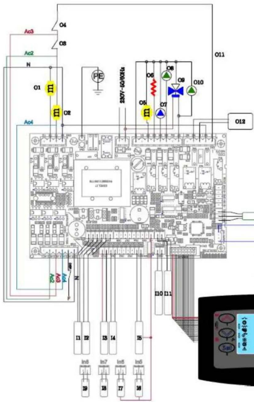 Cola Domusfire HR C39 - Schéma électrique - 1