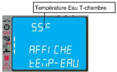Cola Domusfire HR C39 - Modification du préRéglage de la température de l'eau - 1