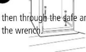 SentrySafe SFW123GSC - Bolt-down instructions... continued - 2