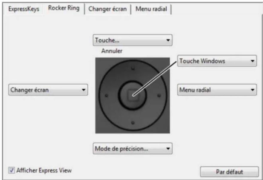 WACOM CintiQ Companion Hybrid - PERSONNALISATION DU ROCKER RING ET DU BOUTON CENTRAL - 1