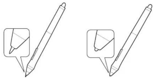 WACOM CintiQ Companion Hybrid - REEMPLACEMENT DE LA POINTE DU STYLET - 1
