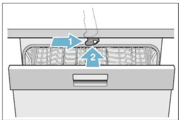 GAGGENAU DF271160F - Pour désactiver la protection enfant, procédez comme ceci (verrouillage de porte) : - 1