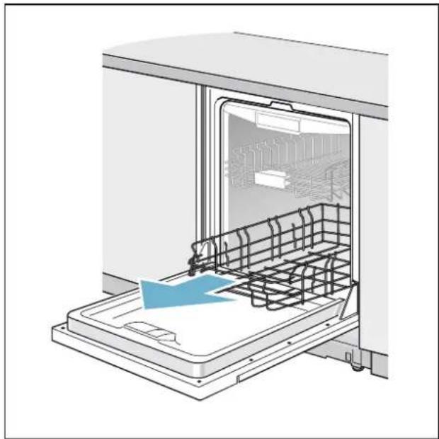 GAGGENAU DF271160F - Retirer / installer le panier à vaisselle inférieur - 1
