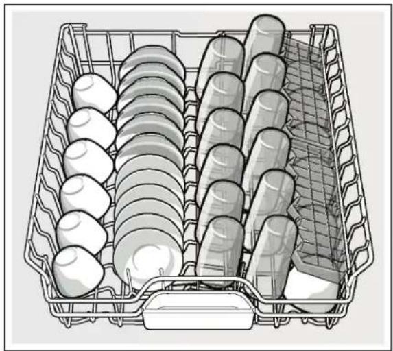 THERMADOR DWHD770WFM - Loading patterns for lower rack - 6