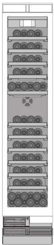 THERMADOR T24IW901SP - Storage example with standard bottles - 1