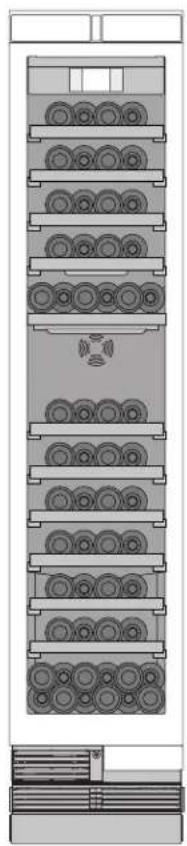 THERMADOR T24IW901SP - Exemple de rangement avec des bouteilles normales - 1