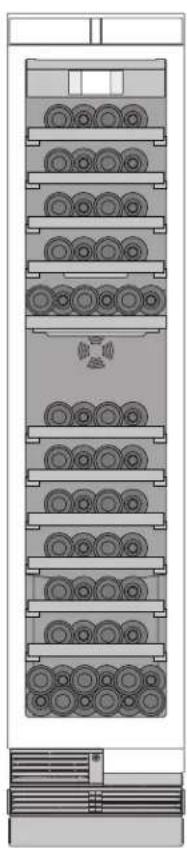 THERMADOR T24IW900SP - Storage example with standard bottles - 1