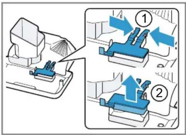 SIEMENS TQ503D01 - Cleaning the drip tray and coffee dregs container - 1