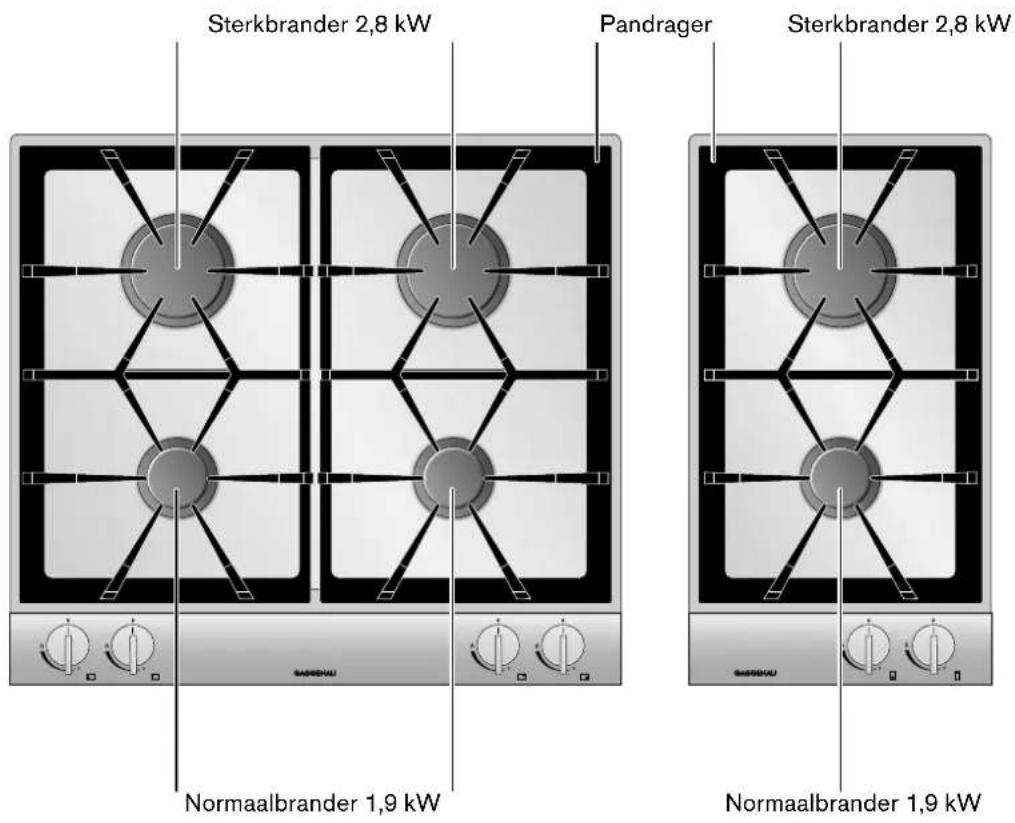 GAGGENAU VG264214 - Gaskookplaat - 1