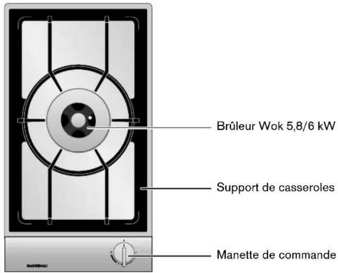 GAGGENAU VG231114 - Wok gaz - 1