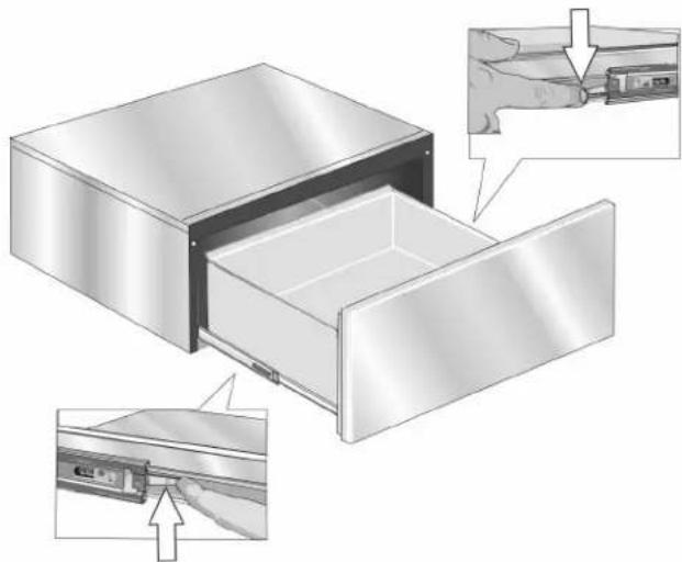 BOSCH HSD5051UC - Removing the Drawer - 1