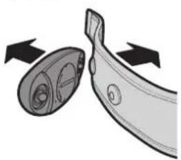 Bryton Rider 530 - Installer la sangle de fréquence cardiaque (optionnel) - 2
