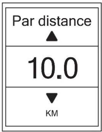 Bryton Rider 530 - Circuit par rapport à la distance - 1