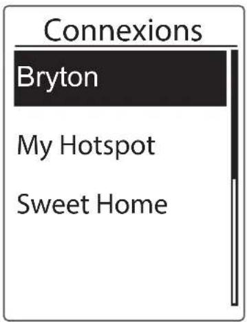 Bryton Rider 530 - Connector à un réseau - 1