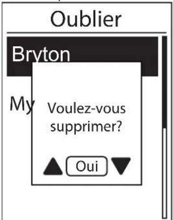 Bryton Rider 530 - Abandonner réseau - 1