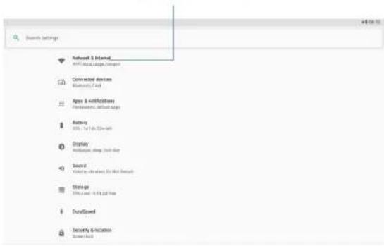 WOXTER X70 - Click here and select WIFI network - 1