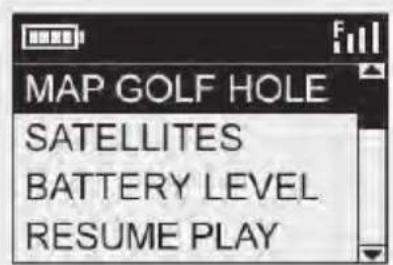 BUSHNELL Hybrid Laser GPS - MENU PLAY GOLF (Jouer au golf) - 1