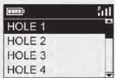 BUSHNELL Hybrid Laser GPS - options Menu - 4