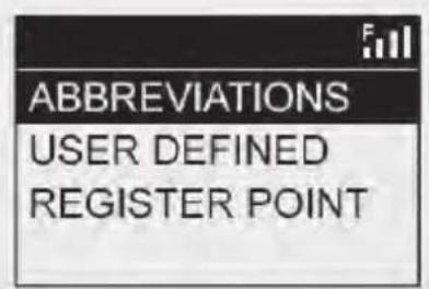 BUSHNELL Hybrid Laser GPS - Menu options - 6