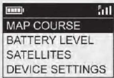BUSHNELL Hybrid Laser GPS - Menu opZioni - 1