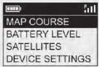 BUSHNELL Hybrid Laser GPS - Menu OPTIONS (Optionen) - 1