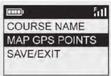 BUSHNELL Hybrid Laser GPS - Menu options - 3