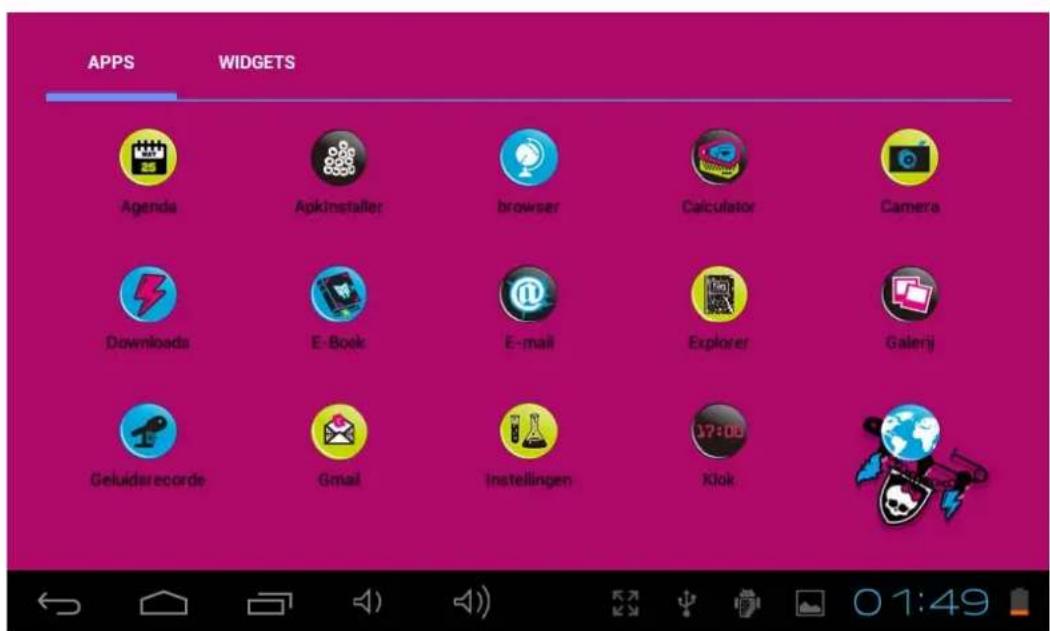 INGO Tablet 7 - Programmamenu - 1