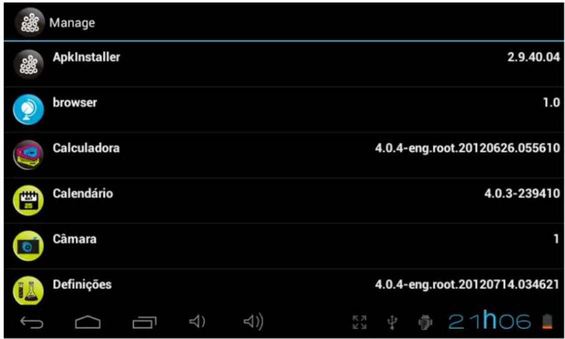 INGO Tablet 7 - Gestão de aplicações - 1