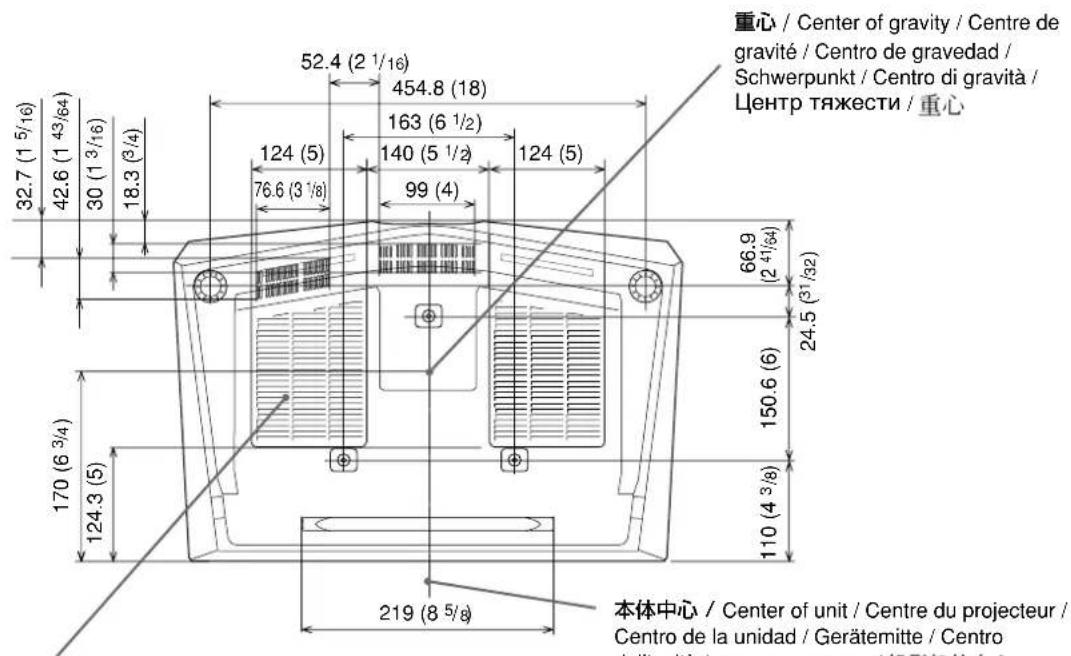 SONY VPLFE40 - 底面 / Bottom / Dessous / Parte inferior / Unterseite / Vista dal basso / HuxnachtopoHa / 底面 - 1