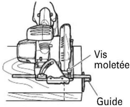 HITACHI C 18DL - Reglage du guide (Fig. 10) - 1