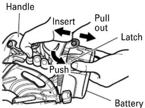 HITACHI C 18DL - REMOVAL AND INSTALLATION METHOD OF BATTERY - 1