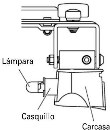 HITACHI C 18DL - Extracción de la lámpara - 2