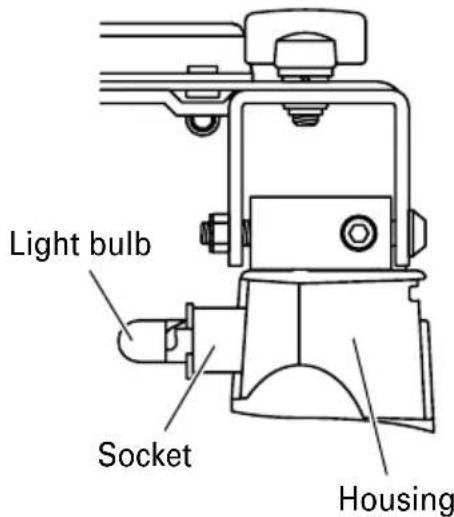 HITACHI C 18DL - Detaching light bulb - 3