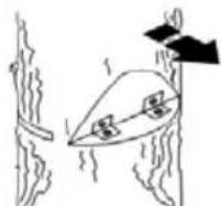 POULAN Pro PP17G42 - USING THE NOTCH METHOD - 11