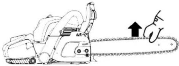 POULAN Pro PP17G42 - ADJUSTING THE TENSION - 3