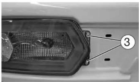 Fendt Diamant 620 SFDSF (2016) - RemplACEMENT ampoule feuuxarrières - 2
