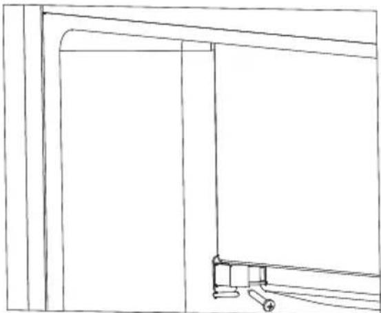 Everglades EVTT119 - Changing over the freezer compartment door - 6