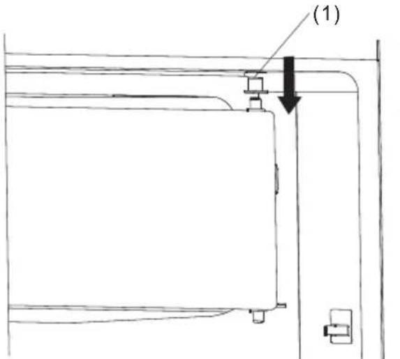Everglades EVTT119 - Changing over the freezer compartment door - 2