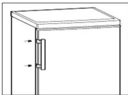 Everglades EVFR536 - Installing the door handle - 2