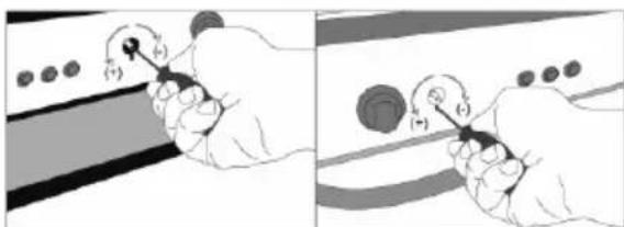 Everglades EVCK046 - Réglage de la flamme - robinet de gaz: - 1