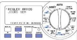 ORBIT WaterMaster 57342 - Choix de la fréquence d'arroasage dans les programmes A, B ou C - 1
