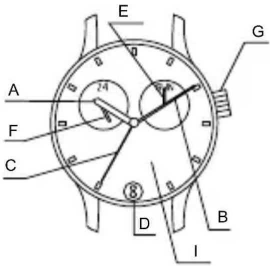 ORIENT Contemporary EV0U003B - ◆ PARTES COMPONENTES - 1