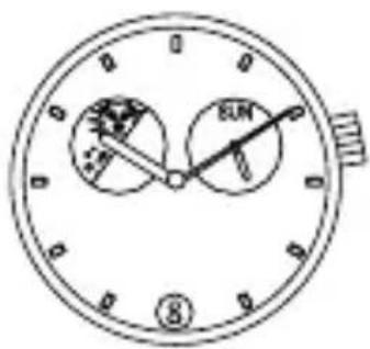 ORIENT Contemporary EV0U003B - ◆ RÉGLAGE DE L'HEURE [EU(46D), FX(46Y), FE(46P), FN(46V), FP(46W)] - 4