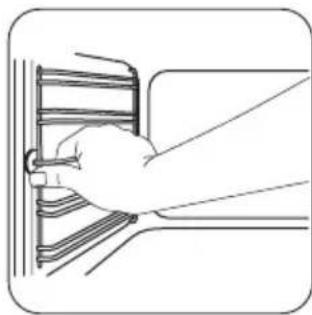 FAURE FOB25601WK - Retrait des supports de grille - 1