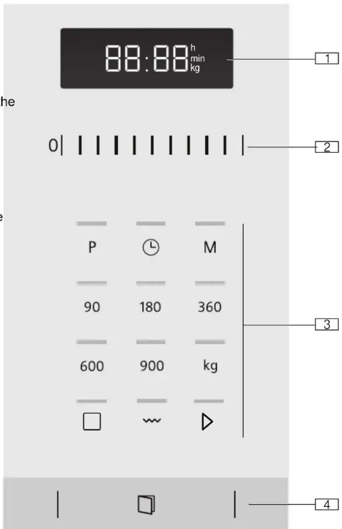 SIEMENS BE555LMS0W - Control panel - 1