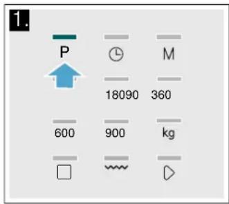SIEMENS BE555LMS0W - Setting a programme - 1