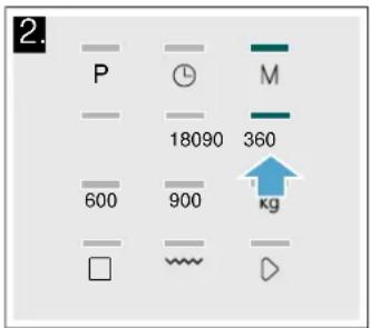 SIEMENS BE555LMS0W - Example: 360 W, 25 minutes - 1